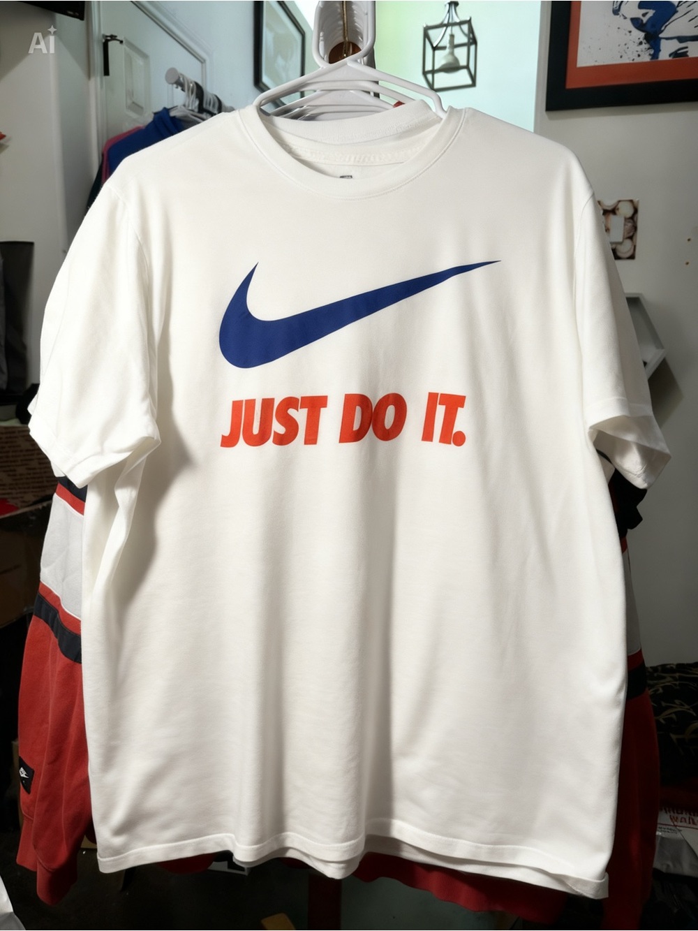 Nike Sportswear Just Do It Swoosh Graphic T-Shirt White FD1350